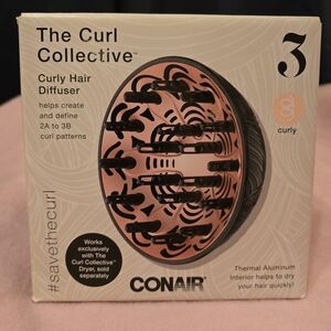 Black and Copper Curl Styling Hair Accessory